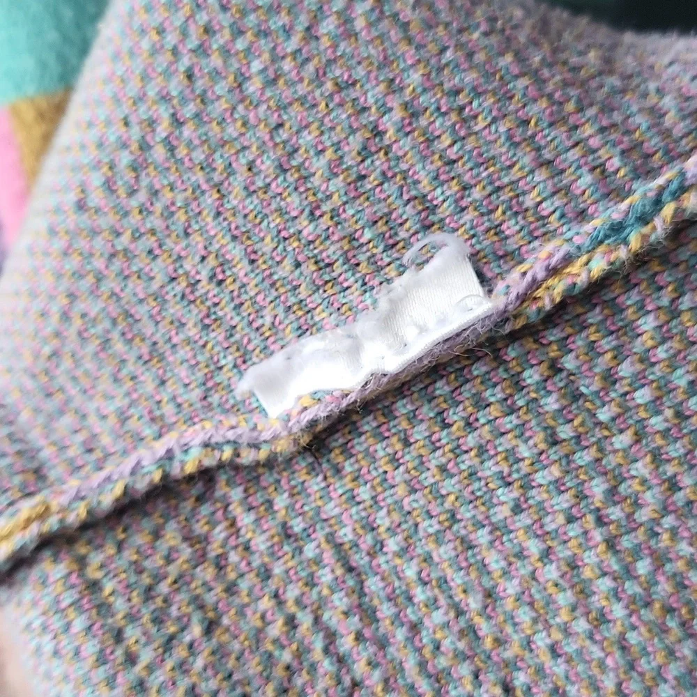 🦋 Long Open Front Intarsia Moth/Butterfly Sweater - Picture 8 of 10